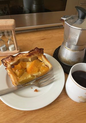 簡単なピーチタルト-レシピのメイン写真