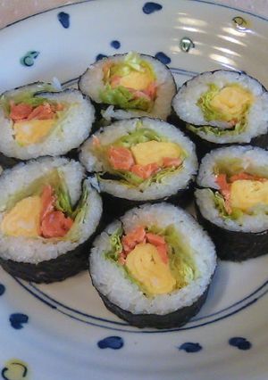 焼き鮭のサラダ巻き-レシピのメイン写真
