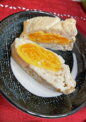 外はふわふわ♪中は濃厚！白い半熟卵焼き-レシピのメイン写真