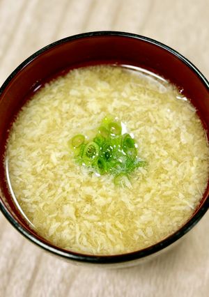 ふんわりとろとろ♪山芋入り卵スープ-レシピのメイン写真