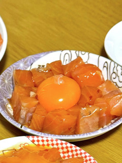 混ぜるだけ * サーモンユッケ-レシピのメイン写真