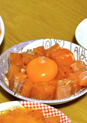 混ぜるだけ ＊ サーモンユッケ-レシピのメイン写真