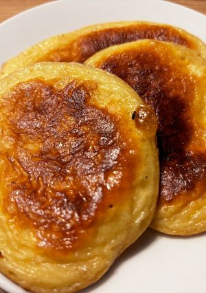 カッテージチーズ入り簡単パンケーキ-レシピのメイン写真