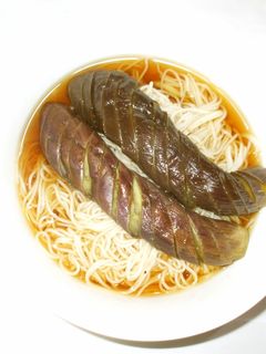 ナスそうめん♪簡単さっぱり材料2つ-レシピのメイン写真
