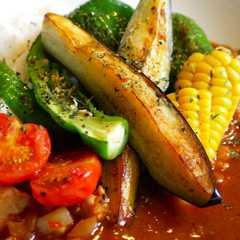 รูปของ プチトマトで仕上げるさっぱり夏野菜カレー