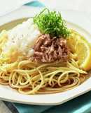 サラダ感覚でさっぱり！ツナのおろしパスタ