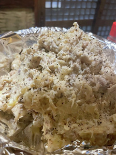 鯖と沢庵の和風ポテトサラダ-レシピのメイン写真