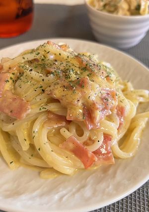 簡単！カルボナーラ-レシピのメイン写真