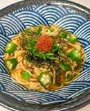 ダイエット♪こんにゃく麺でもずく酢和え