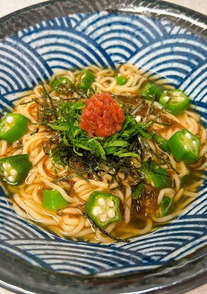 ダイエット♪こんにゃく麺でもずく酢和え-レシピのメイン写真