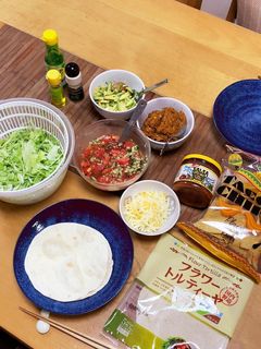 お手軽タコス〜休日のかんたんごはん〜-レシピのメイン写真