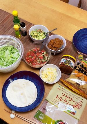 お手軽タコス〜休日のかんたんごはん〜-レシピのメイン写真