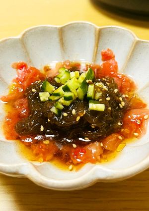 シャリシャリ☆トマトもずく-レシピのメイン写真