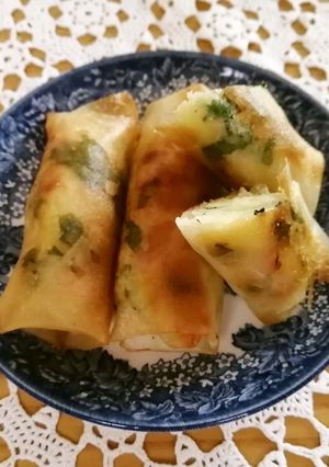 【川口市】【食改】春巻きコロッケ-レシピのメイン写真