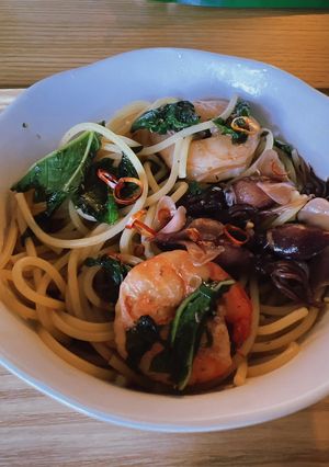 市販のペペロンチーノソースで和風パスタ-レシピのメイン写真