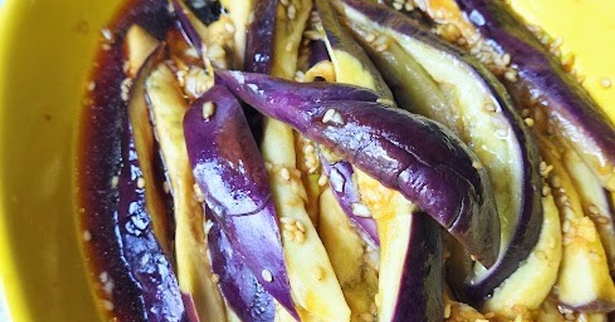 レンジ☆茄子の黒酢サラダ by 発酵家族 【クックパッド】 簡単おいしい