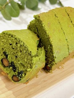 抹茶と黒豆の米粉パウンドケーキ-レシピのメイン写真