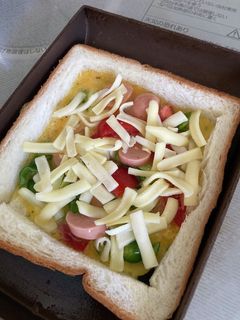 卵焼き機で3分!簡単チーズトースト-レシピのメイン写真