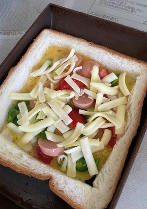 卵焼き機で3分！簡単チーズトースト-レシピのメイン写真