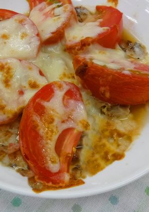 トマトとサバのチーズ焼き-レシピのメイン写真