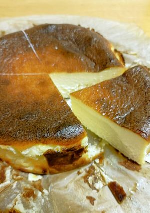 ★低糖質！アーモンドバスクチーズケーキ♪-レシピのメイン写真
