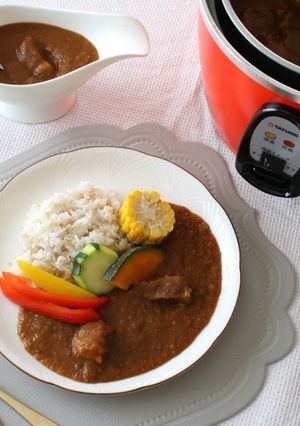 ＼大同電鍋レシピ／野菜ビーフカレー-レシピのメイン写真