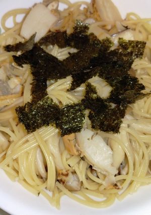 帆立とキノコの白だしバターパスタ-レシピのメイン写真