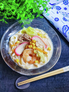 スープ絶品!冷やしちゃんぽんうどん-レシピのメイン写真