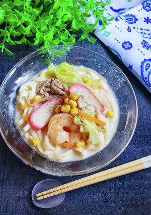 スープ絶品！冷やしちゃんぽんうどん-レシピのメイン写真