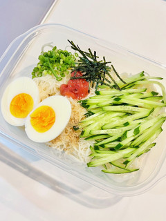 暑い日のお弁当☆梅そうめん-レシピのメイン写真