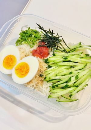 梅そうめん弁当-レシピのメイン写真