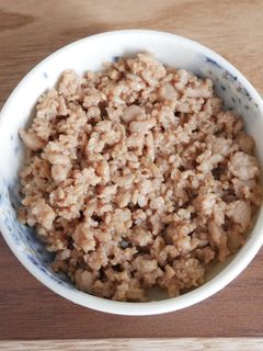 不器用肉そぼろ-レシピのメイン写真