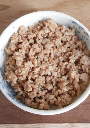 不器用肉そぼろ-レシピのメイン写真