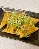 カレーツナキャベツチーズの♪三角春巻き