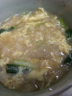 家にあるもので、簡単天かすスープ-レシピのメイン写真