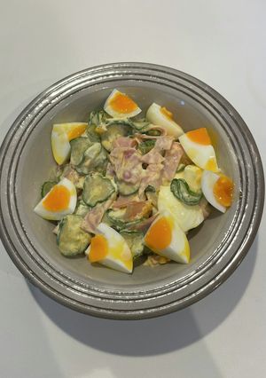 きゅうりとハム卵のサラダ-レシピのメイン写真