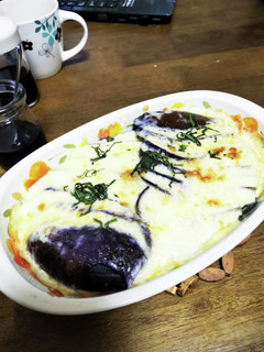 ナスの和風チーズ焼き-レシピのメイン写真