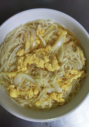 そうめんの卵閉じ-レシピのメイン写真