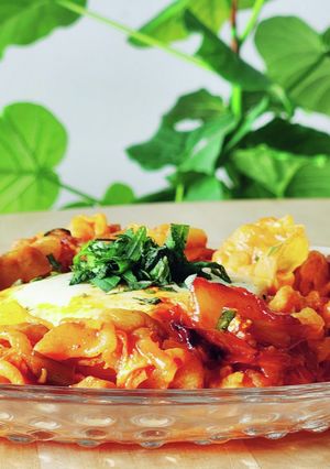 レンジ6分☆豚キムチ豆腐☆時短☆あと1品-レシピのメイン写真