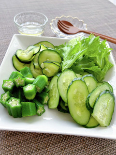 夏野菜たっぷり★簡単グリーンサラダ-レシピのメイン写真