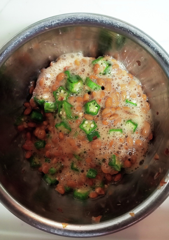 納豆とおくらの和え物✿-レシピのメイン写真