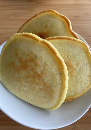 ハーブ香るホットケーキ✨優しい朝ご飯-レシピのメイン写真