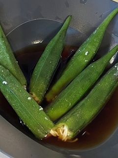 簡単!オクラそうめん-レシピのメイン写真