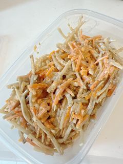 茅乃舎だしのごぼうサラダ-レシピのメイン写真