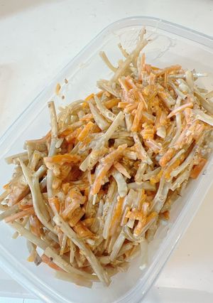 茅乃舎だしのごぼうサラダ-レシピのメイン写真