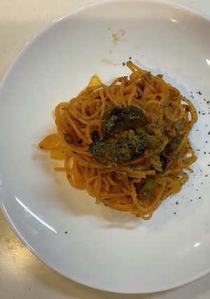 水戻しパスタ-レシピのメイン写真