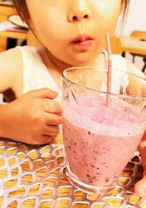 ゆる無添加♡ブルーベリーキウイスムージー-レシピのメイン写真