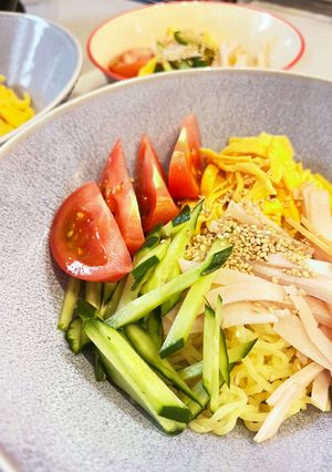 お家で簡単冷やし中華（タレは自家製）-レシピのメイン写真