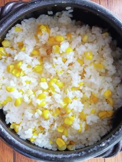 土鍋で炊く☆とうもろこしご飯♪-レシピのメイン写真