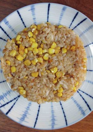 バターと焦がし醤油のコーン炒飯-レシピのメイン写真